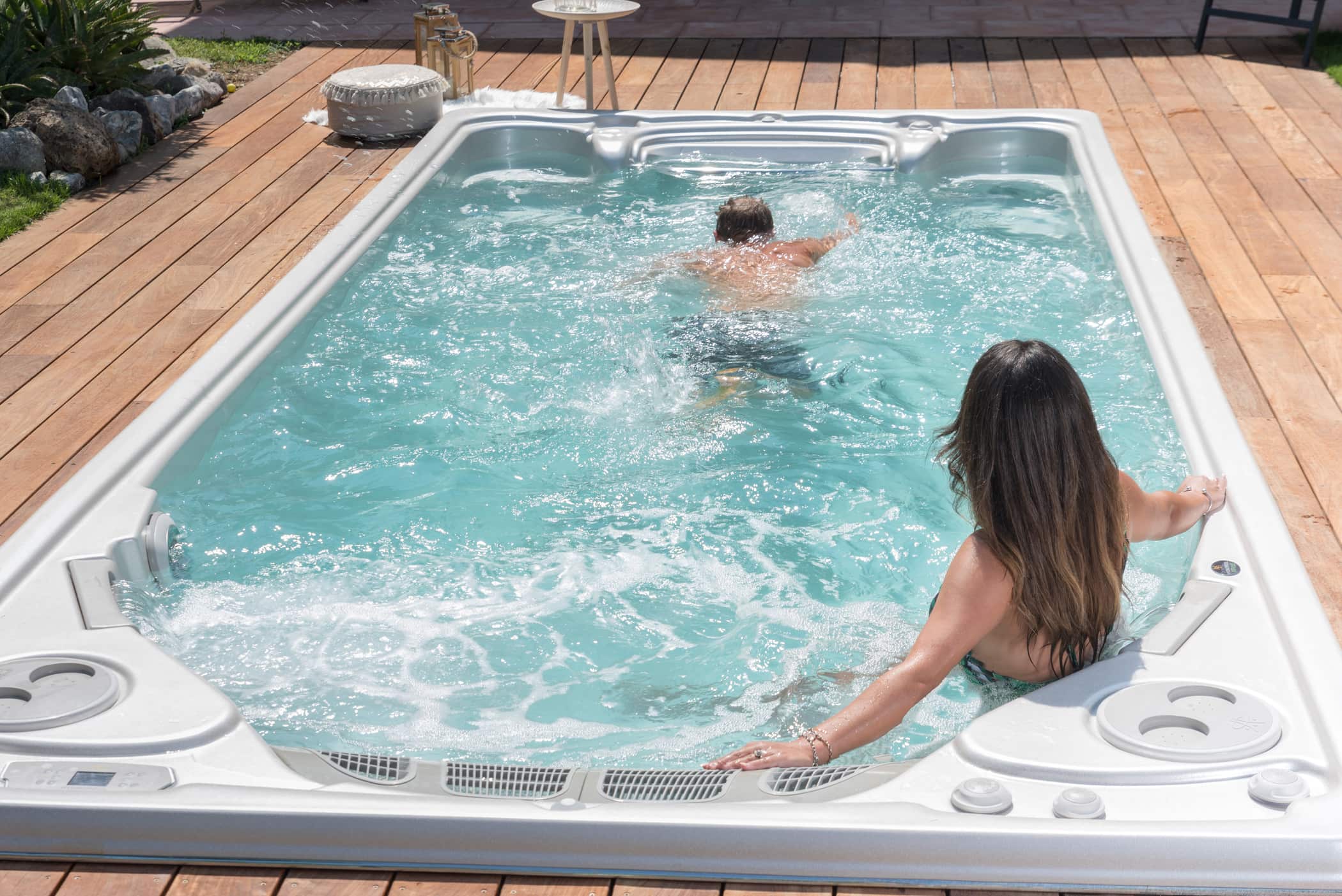 Swim spa lifestyle and wellness benefits