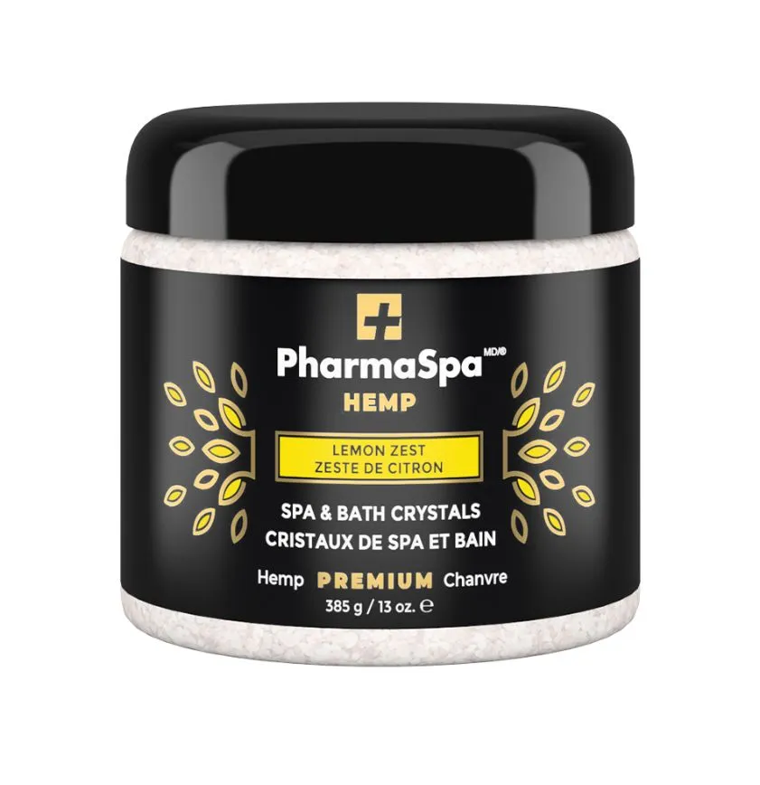 Aromatherapy Lemon Zest Hemp Salts 385 Gm
